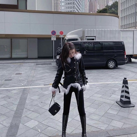 Jackets & Coats Cool Girl Jacket Pure Leather And Real Fur Poshmark